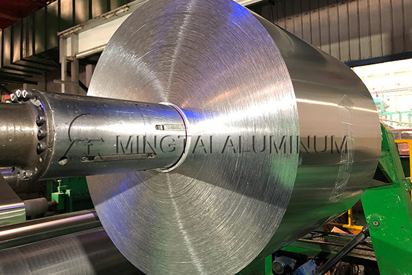 Big roll of aluminum foil